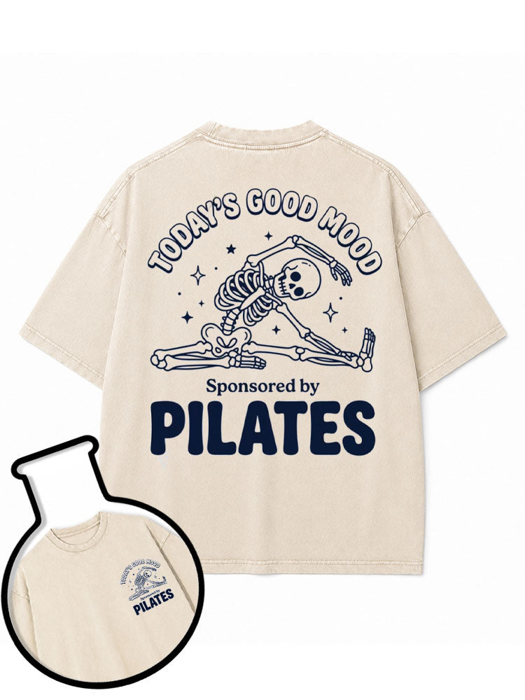 TODAY’S GOOD MOOD Sponsored by PILATES Washed T-Shirt