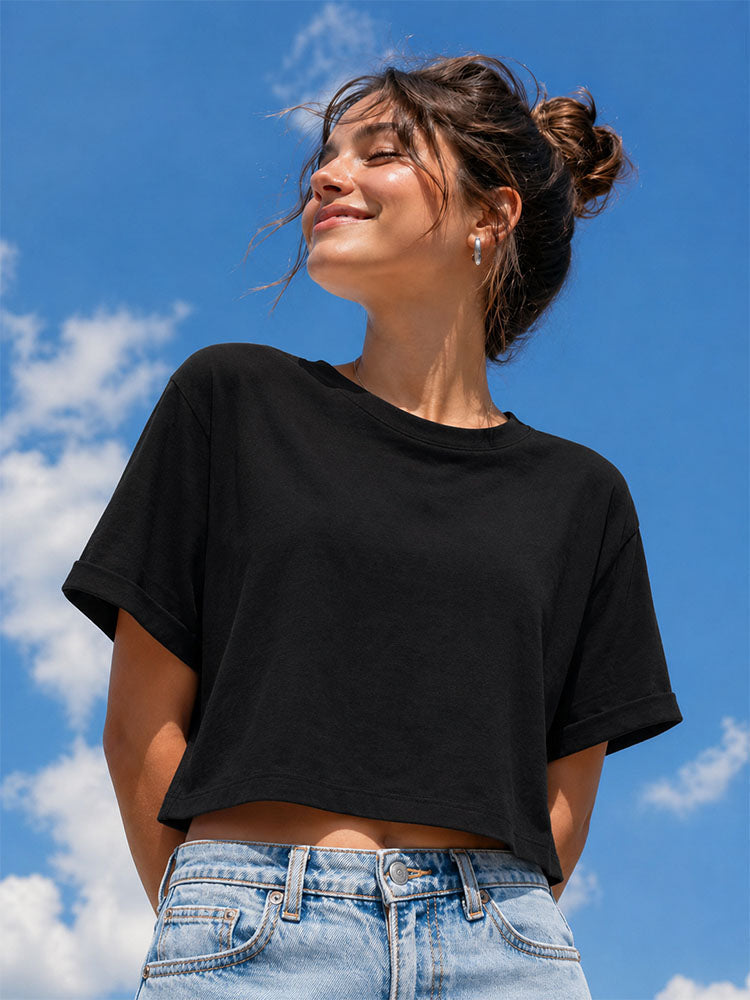 Explore Mountain Wildflower Crop Tops