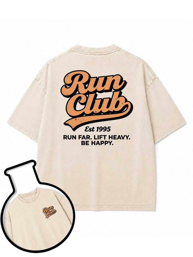 RUN CLUB Washed T-Shirt