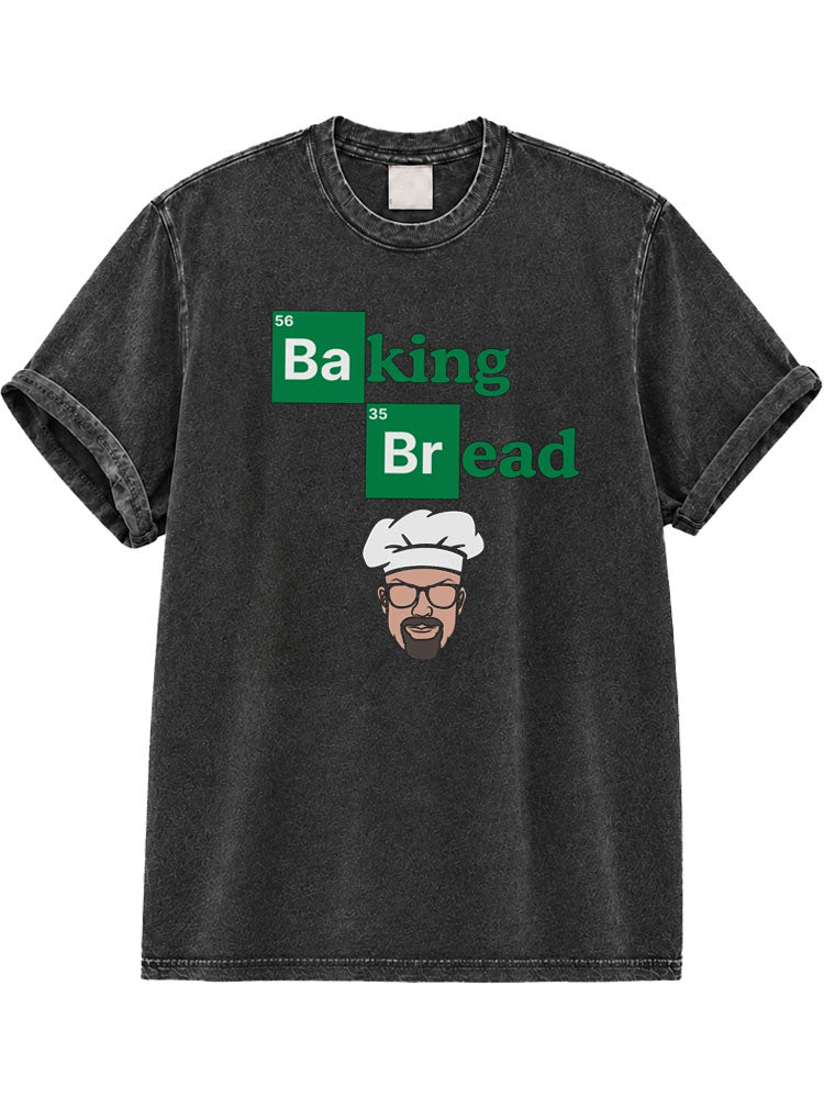 Baking Bread Washed T-Shirt