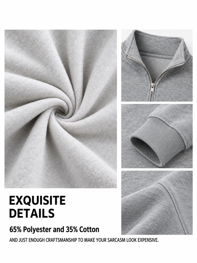 Tryouts. Cancelled. Half-Zip Fleece Pullover