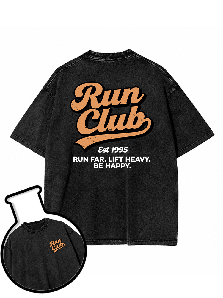 RUN CLUB Washed T-Shirt