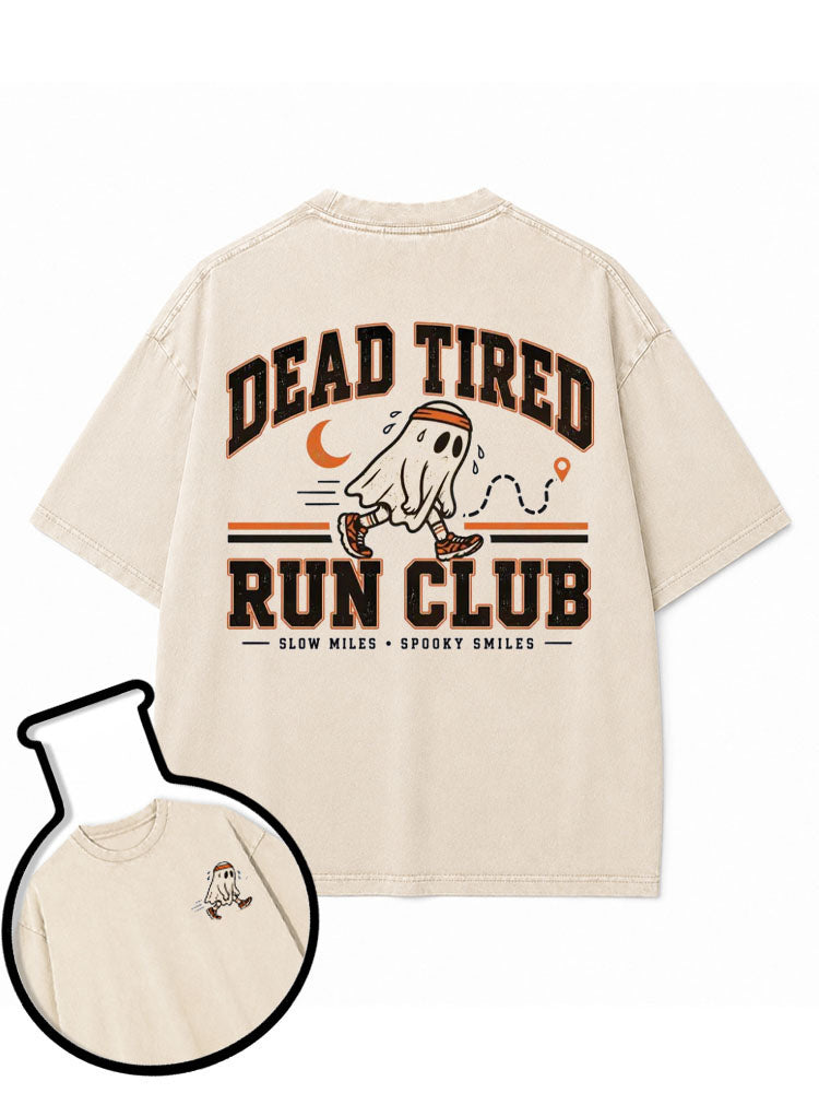 DEAD TIRED RUN CLUB Washed T-Shirt