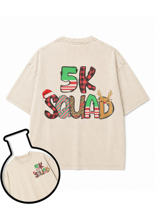 5K SQUAD Washed T-Shirt