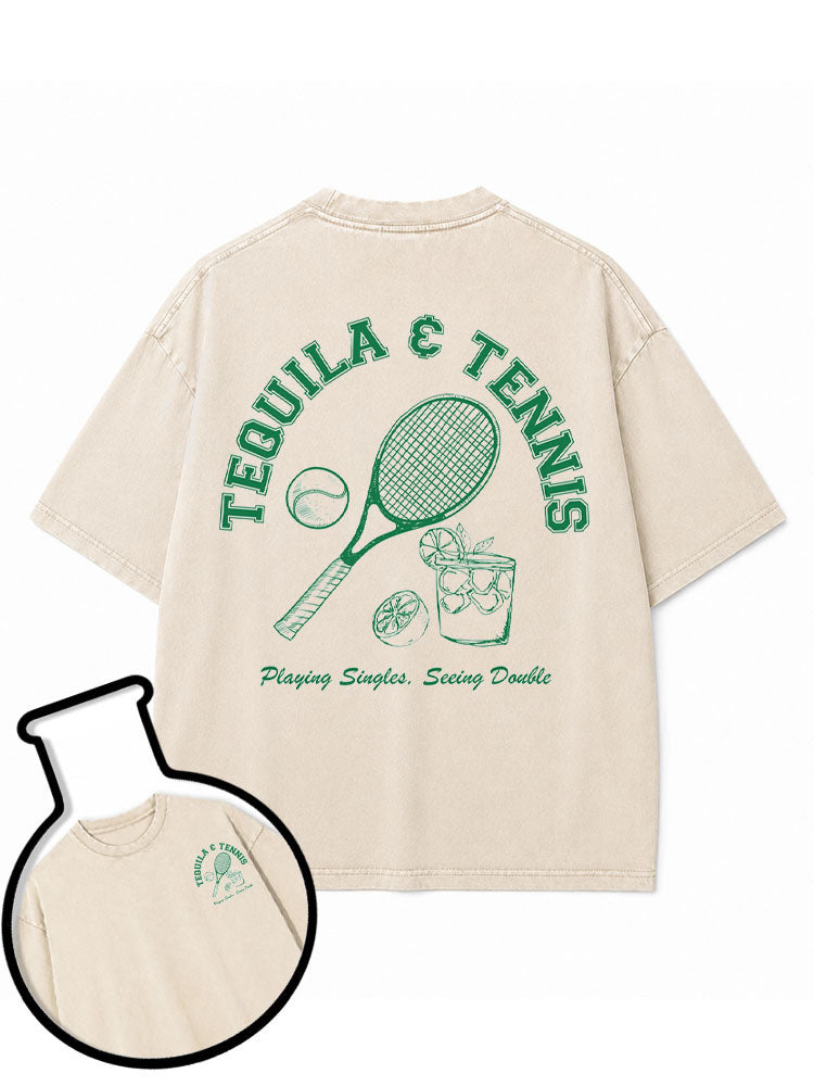 TEQUILA & TENNIS Washed T-Shirt