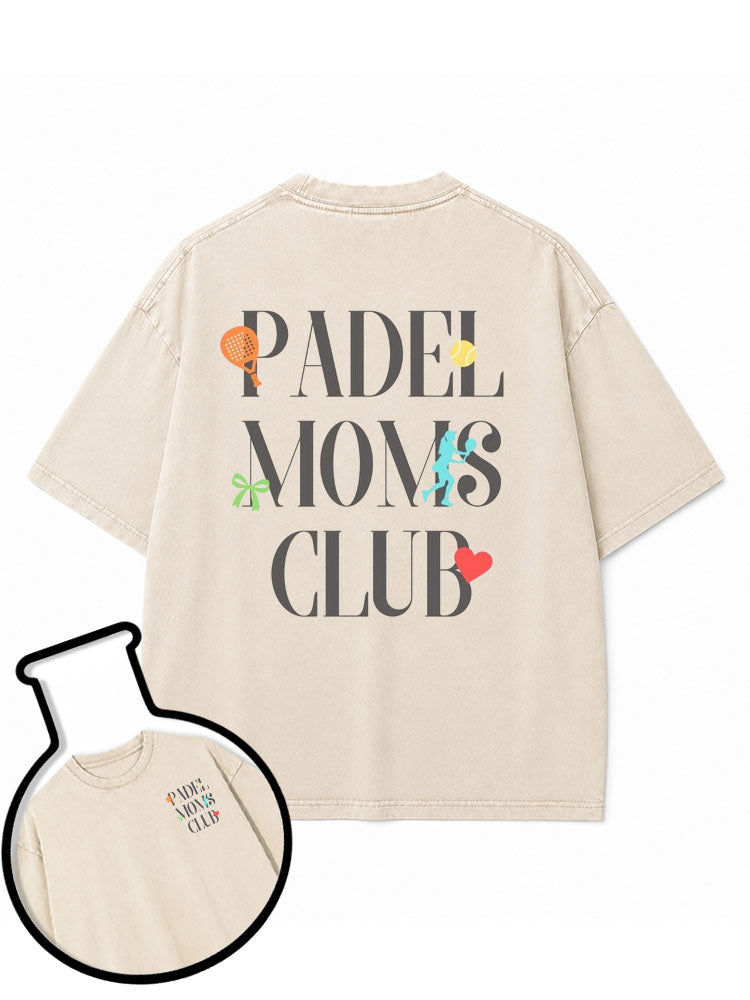 PADEL MOMS CLUB Washed T-Shirt