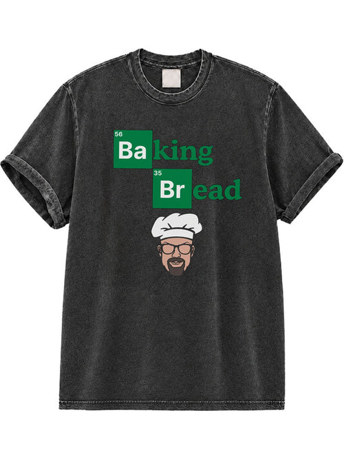 Baking Bread Washed T-Shirt