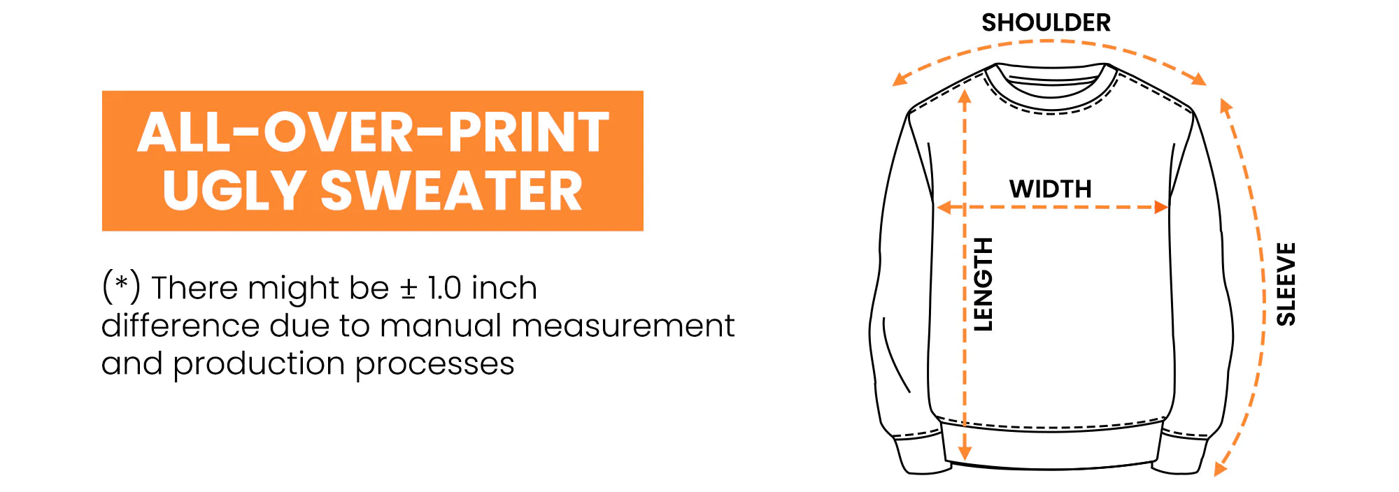 How to measure: shoulder, width, length, sleeve